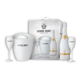 Kit Jasmine Monet White Champagne 750ml + Frapera + 2 Copas