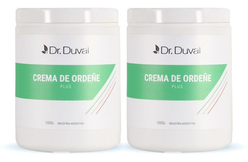 Kit 2 Crema Hidratante De Ordeñe 1000g  Vitamina A Y E Duval