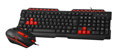 Kit Teclado + Mouse Gamer 4 Botões Usb Gk-20bk C3tech