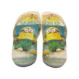 Ojotas Nene Nena Goma Flexible Estampada Minions Oferta 25/6