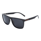 Oculos De Sol Quadrado Masculino Polarizado Espelhado Uv400