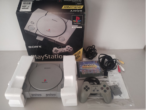 Playstation Fat Ps1 Na Caixa