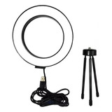 Ring Light Tripé Mesa Iluminador Luz De Led Live Selfie Make