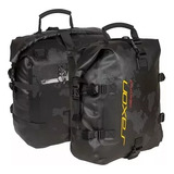 Alforje Saxon Estanque 30l Preto - Moto (2 Unidades)