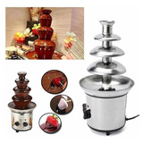 Fuente Chocolate Máquina Fondue Cascada Frutilla Malvavisco