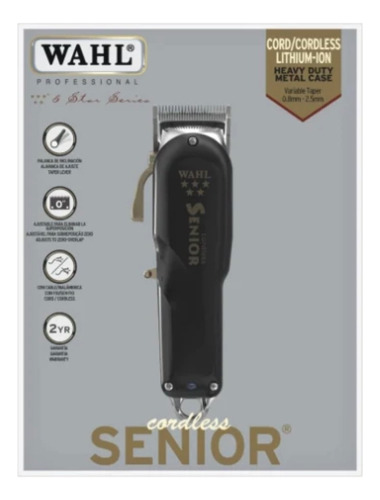 Wahl Senior Cordless - Máquina Cortadora De Pelos