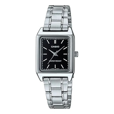 Reloj Casio Ltpv007 Mujer Plata Negro Watchsalas* Full Color del fondo Negro LTP-V007D-1E | Envío gratis