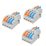 Pack 3 Terminal Rápido Para Conexiones Eléctricas, 600v, 32a