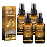 4×productos For El Cabello, Aceite Esencial Biotina