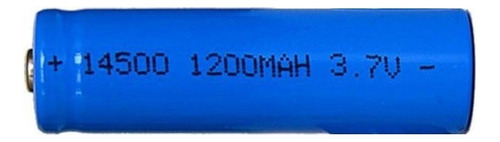 Bateria Pila 14500 3.7v Litio Recargable - Con Teton