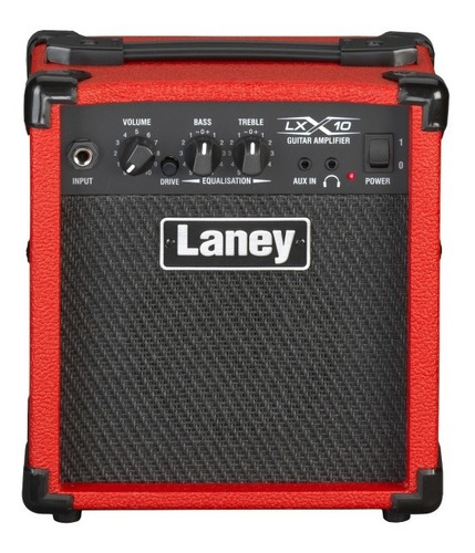 Combo Amplificador Para Guitarra De 5 Pulgadas Laney Lx10red