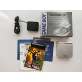 Nintendo Game Boy Advance Sp Gba Plata +caja Original+manual