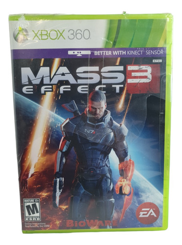 Mass Effect 3 Juego Para Xbox 360 Better With Kinect Sensor