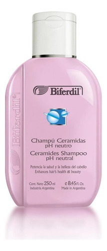 Shampoo Ceramidas Ph Neutro Salud Belleza X 250 Ml Biferdil