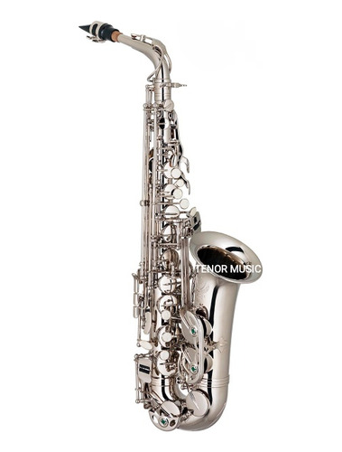 Sax Alto Eagle 500 Niquelado Novo 