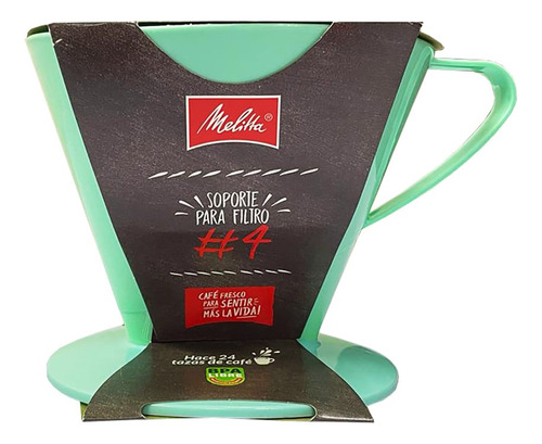 Melitta Porta Filtro Grande #4 Para 8 Tazas Plástico