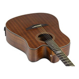 Violao Eletrico Aço Strinberg Sd200c Mahogany Satin Folk