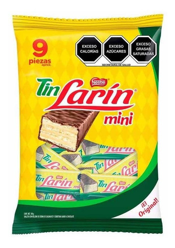 Tin Larin Mini Nestlé 9 Piezas