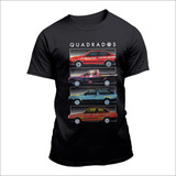 Camiseta Masculina Carros Quadrados Estiloso Antigos 