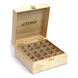 Caja De Madera - Doterra Aceites Esenciales Con 25 Espacios