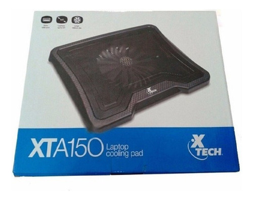 Base Enfriadora P Laptop Xtech Xta-150 De 14« Ventilador