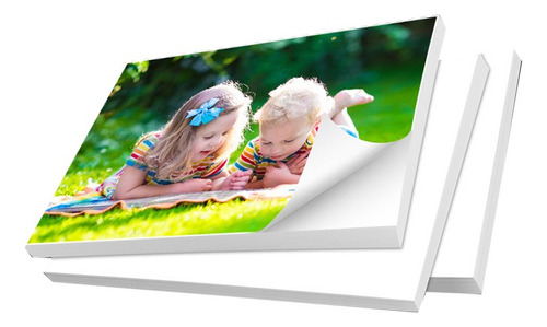 200 Fls Papel Fotográfico Adesivo 90g Glossy Prova D'água