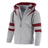 Campera Hoodie Hombre Invierno Friza Entallada A03