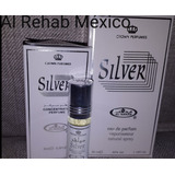 1 Silver 35 Ml Atomisador+ 1 De 6 Ml Perfume Árabe Al Rehab 
