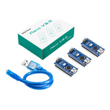 Nano V3.0 Ch340 De 3 Piezas Para Arduino Con Cable Usb
