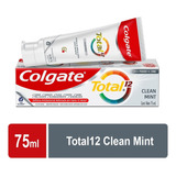 Crema Dental Colgate Total 12 Clean Mint X 75ml
