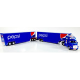 Trailer Kenworth T700 Doble Caja Dolly Full Pepsi 1:68