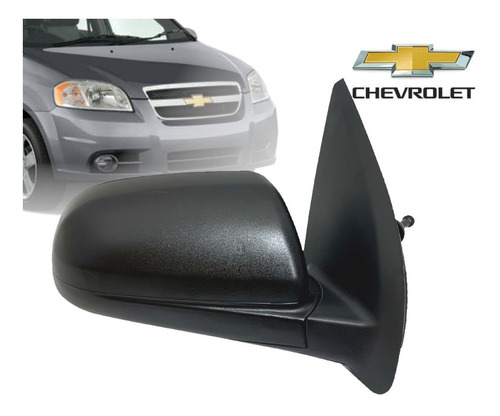 Retrovisor Manual Derecho Aveo Lt Y Ls (2007 - 2015) Foto 5