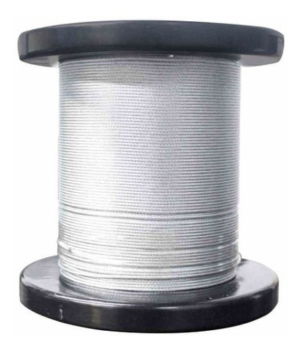 Cable De Acero C/forro Plastico 7x7 3/32 -1/8  Rollo 100mts