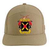 Gorra Ejercito Arma Artilleria Col 5 Paneles Premiun Caqui