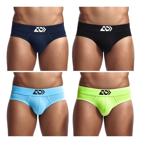 Kit 4 Calzoncillos Para Hombre Boxers Bragas Ropa Interior | MercadoLibre