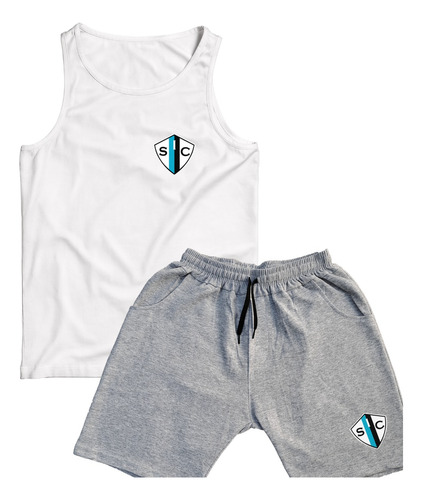 Conjunto Musculosa Short Algodon Rugby Equipos Selecciones 2