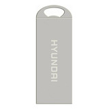 Hyundai Bravo Keychain Usb 2.0 Flash Drive Metal Silver (32
