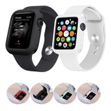 Kit 2x Bumper Para Apple Watch Séries 1/4/5/6/7 Hw12 Hw16 Se