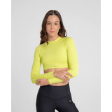 Top Manga Larga Mujer Snoop Sportfitness Pistacho