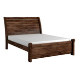 Cama De Casal Siena 140cm Avelã - Bianchi