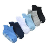 Calcetines Antiderrapante (6 Pares) Bebé Unisex (0-7 Años)