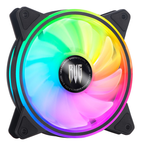 Cooler 120mm Fan Rgb Para Pc Gamer Ventoinha Cpu Silencioso