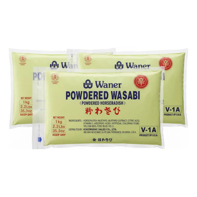Kinjirushi Waner Wasabi 1 Kg Pack De 3 | Envío gratis