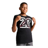 Camiseta Jordan Brand 23 Jumpman Ss Tee Niños-negro