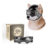 Casco Con Lentes Para Perro Pequeño A Mediano Para Moto