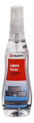 Limpa Telas Smartphones Notebooks Tvs Uso Geral Wurth 100ml