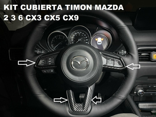 Cubierta Cromada Timon Mazda 2 3 6 Cx3 Cx5 Cx9 Disponible