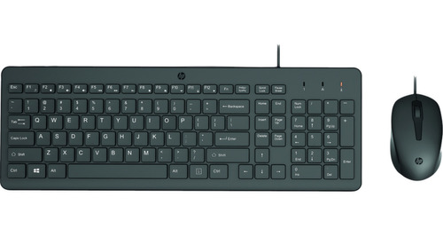 Combo Teclado Y Mouse Hp Alámbrico 150 Negro