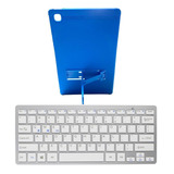 Capa Azul + Teclado Bluetooth Para Tablet A8 10.5 X200/x205
