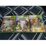 Jogos Xbox 360 - Gta, Naruto Storm, Plants Vs Zombies
